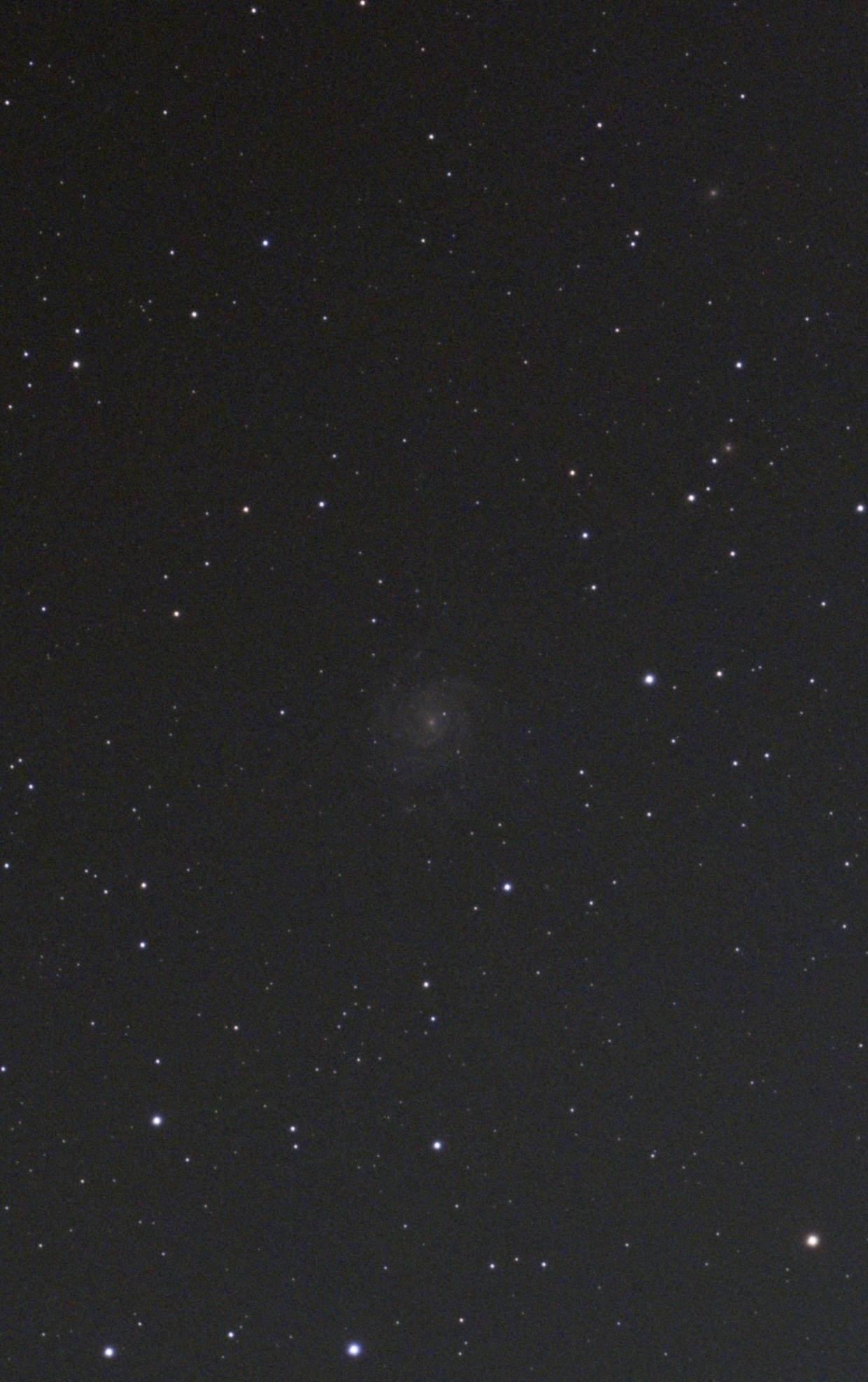 The Pinwheel Galaxy after a 22-minute S30 Pro exposure
